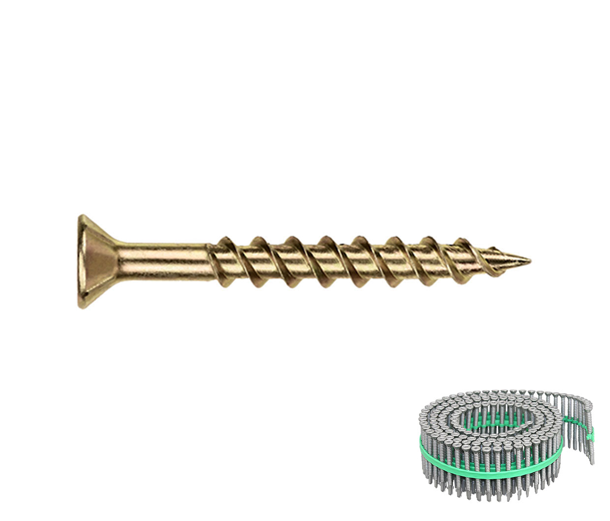 MURO - SCREW CHIPBOARD C2 8 X 45MM - COIL - 2700/BOX
